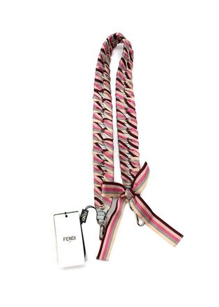 Fendi Striped Lace-Up Shoulder Strap
