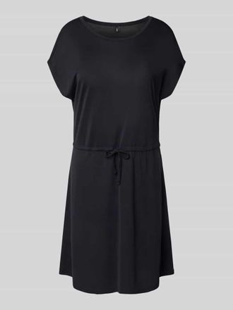 Only Tailliertes Knielanges Kleid aus Viskose-Mix Modell HANNAH in Black, Gr&ouml;&szlig;e XS