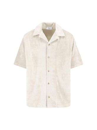 Maison Kitsun&eacute; Camicia In Spugna Di Cotone