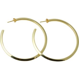 The M Jewelers NY The Essential Large Hoop Earrings in Gold at Nordstrom
