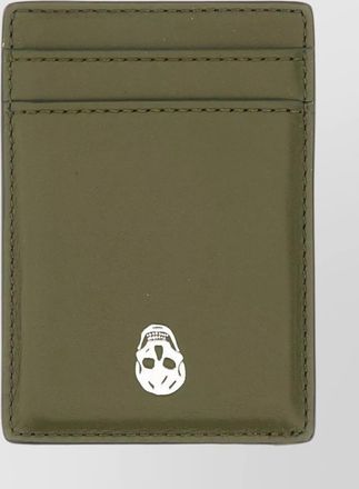 Alexander McQueen leather card holder