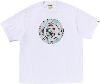A Bathing Ape Map Camo Busy Works Relaxed Fit T-Shirt White 1L30-110-320-WHT