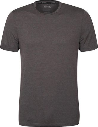 Mountain Warehouse Mens Mountain Warehouse Mens Agra Melange T-Shirt - Black - Size: 42