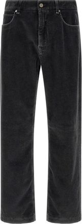 Fendi Black Flat Front Trousers