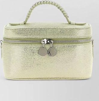 Stella McCartney vanity falabella crossbody bag metallic chain handle