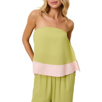 Solid & Striped Antonia Strapless Top in Guava at Nordstrom, Size X-Small