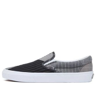 Vans Classic Slip-On Patchwork Gray Black VN0A7Q4NHMU