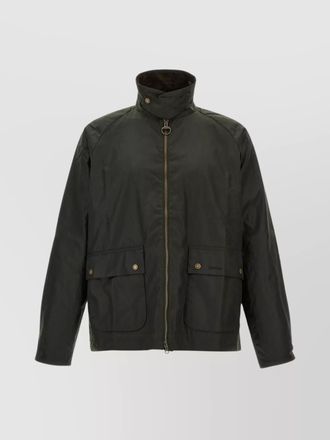 Barbour short bedale waxed cotton jacket
