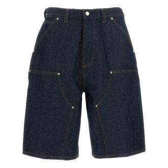 Carhartt Work in Progress Heren, Korte broeken, Blauw, Maat: XS Katoen