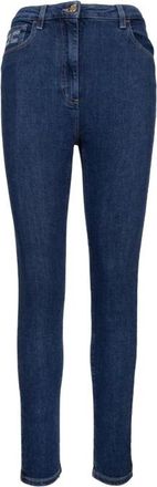 Elisabetta Franchi Skinny Jeans - Dames - Skinny Jeans - Blauw - W26 - Katoen - Jeans