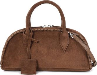 Tiffany & Fred Suede & Leather Top Handle Bag
