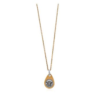 Versace Accessoires, Heren, Geel, ONE Size, Medusa Ketting