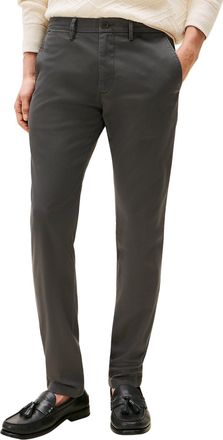 Tommy Hilfiger Mens Core Bleecker 1985 Pima Cotton Chinos, Grey (Dark Ash), 36W/36L