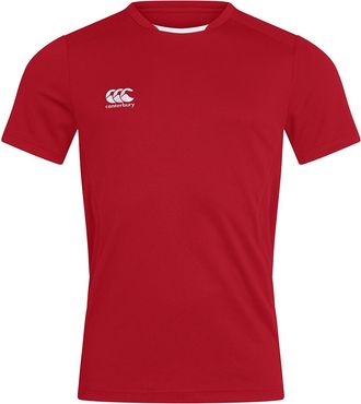 Canterbury Of New Zealand Unisex T-shirt Club Dry voor volwassenen (Rood)