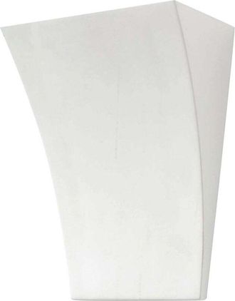 Oresteluchetta Aplique De Pared De Cer&aacute;mica Blanca De Dise&ntilde;o Minimalista Tampa