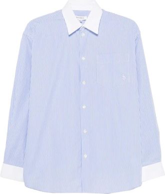 Sporty & Rich Overhemden, Dames, Blauw, M, Katoen, Shirt Sporty & Rich