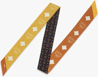 MCM Reversible Monogram Print Petite Scarf