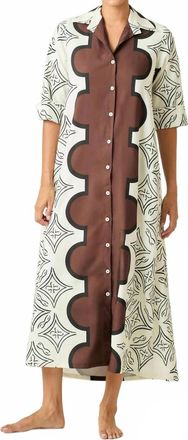 Lavi Monica Midi Dress In Brown