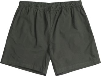 Norse Projects Casual Katoen & Tencel Shorts - Heren - Strandmode - Groen - XS - Katoen - Badmode