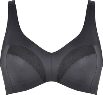 Naturana Soft-BH NATURANA Comfort Straps, Damen, Gr. 100, Cup B, schwarz, Obermaterial: 81% Polyamid, 19% Elasthan. Einsatz: 90% Polyamid, 10% Elasthan, unifar