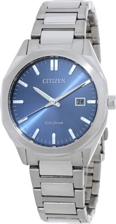 Citizen Octangle Eco-Drive Blue Dial Mens Watch BM7620-83M