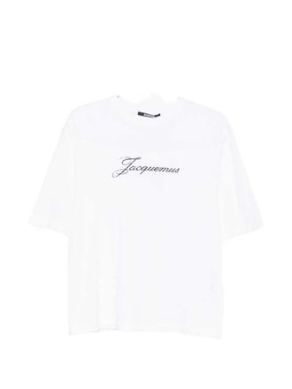 Jacquemus T-shirt met Jacquemus-logo
