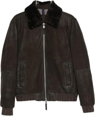 The Jack Leathers Noho 06 - Heren - Bomber jackets - Bruin - XL - Leer - Jassen