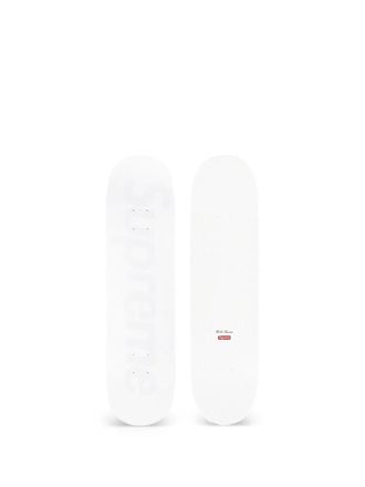 SUPREME logo skateboard deck - men - Wood - One Size - White