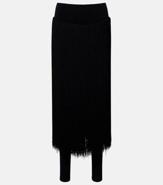 Alaia Ala&iuml;a Leggings con flecos