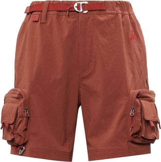 Nike x ACG Embroidered Logo Lacing waterproof Multiple Pockets Shorts Red DH8348-670