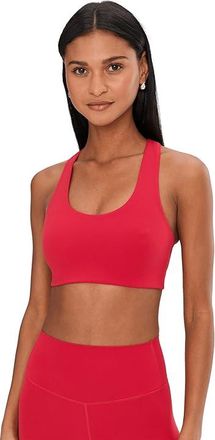 SPLITS59 Sara Airweight Bra Womens Lingerie Pirate Red : SM, Spandex/Nylon