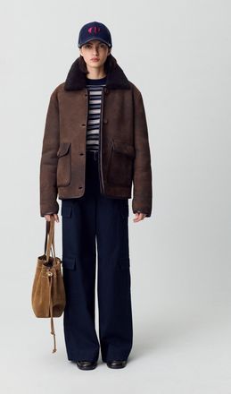 Claudie Pierlot Shearling Coat