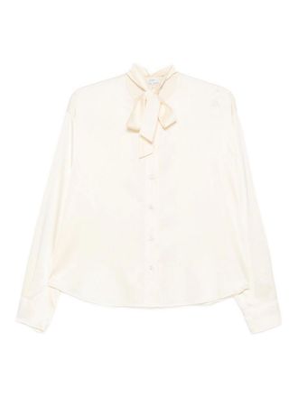 Forte_Forte Silk Bow-Tie Shirt