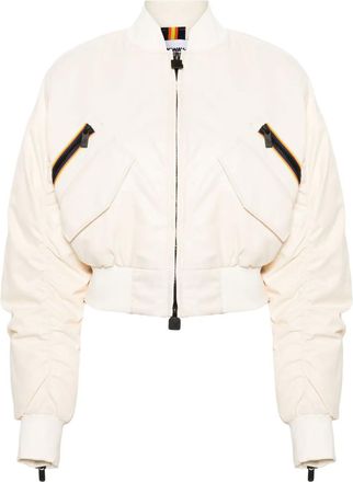 K-Way Piumino crop Loncrop - Toni neutri