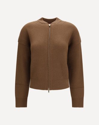 Max Mara Carnet ribbed Cardigan Female L