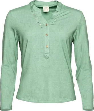 Chillaz Sonnblick Shirt Bluse f&uuml;r Damen | gr&uuml;n