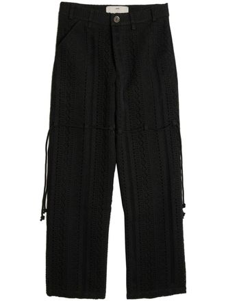 Song for the Mute Broek met wijde pijpen - Zwart
