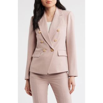 Tahari by ASL Double Breasted Blazer in Orchid at Nordstrom, Size 10