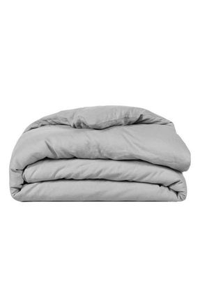 Sijo French Linen Duvet Cover in Dove at Nordstrom, Size California King