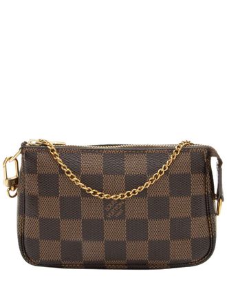 Louis Vuitton Damier Ebene Mini Pochette Accessoires (Authentic Pre-Loved)