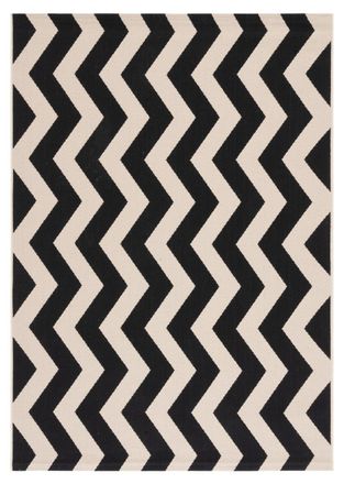 Safavieh Alfombra negro/beige 201 x 290 cm