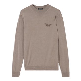 Emporio Armani Hombre, Jerseys, Marr&oacute;n, Talla: XL