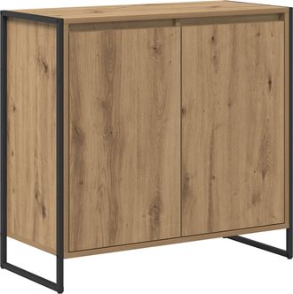 vidaXL Armario Auxiliar Roble Artisan 79 X 36 X 75 Cm Vidaxl