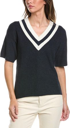 Brooks Brothers Mini Cable Linen-Blend Tennis Sweater