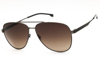 HUGO BOSS BOSS 1641/S 0R80 HA Matte Dark Ruthenium/Brown Gradient