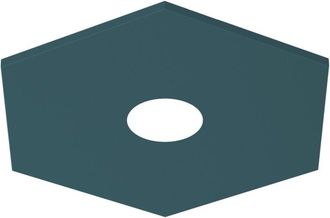 Lumicom Lumicom - River Hex 1x Plaf&oacute;n Monocolor Mate