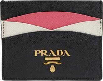 Prada Pre-owned Wallets, female, Multicolor, Size: ONE SIZE Pre-owned Simple Card Holder