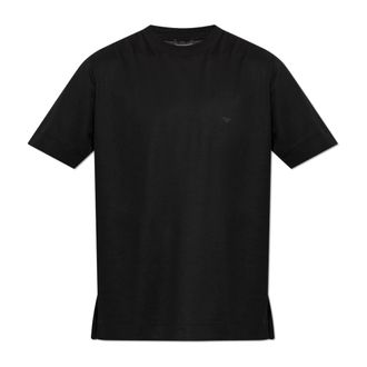 Emporio Armani Logo T-shirt - Heren - T-shirts - Zwart - 2XL - Katoen - Tops