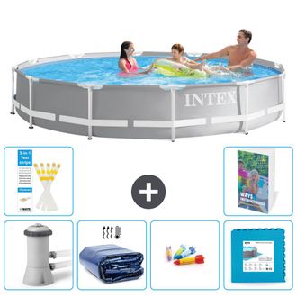 Intex Piscina Prism Frame Redonda - 366x76 Cm - 7-piezas S229