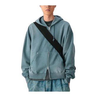 Beams Plus Heren, Sweatshirts & Hoodies, Grijs, Maat: M Katoen